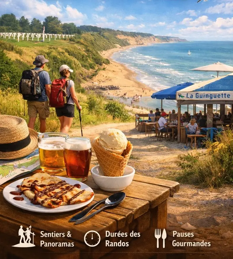 Randonnée omaha beach